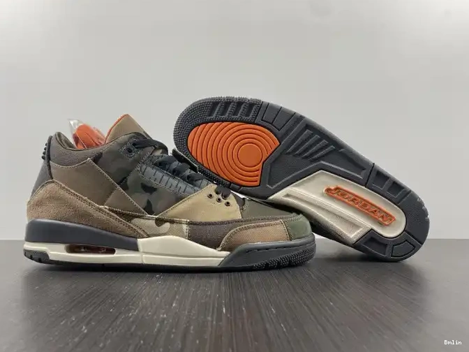 Bmlin Patchwork Retro 3 Jordan Camo DO1830-200 Air 0518